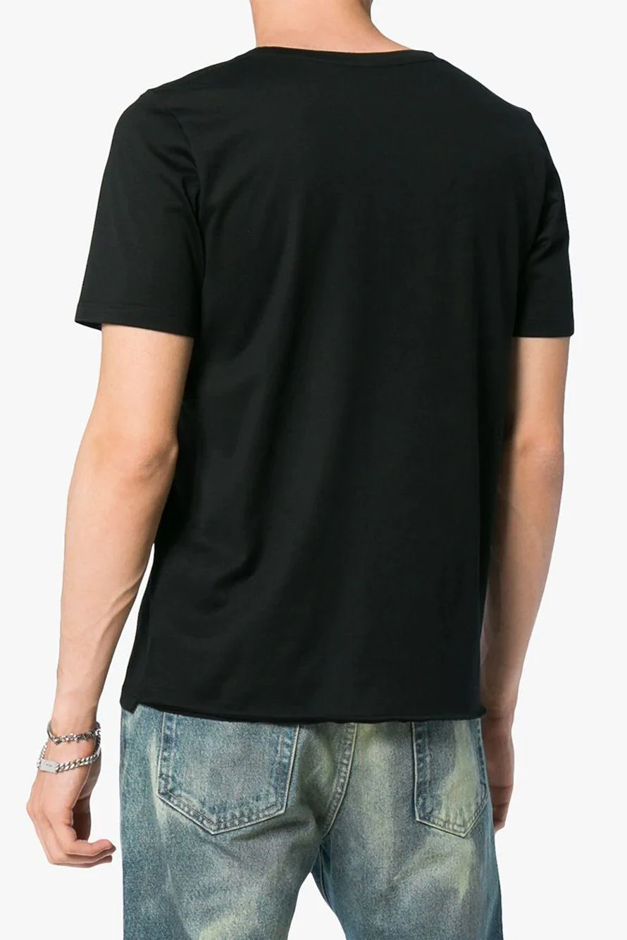 Saint Laurent Small Logo Print T-Shirt - Image 4
