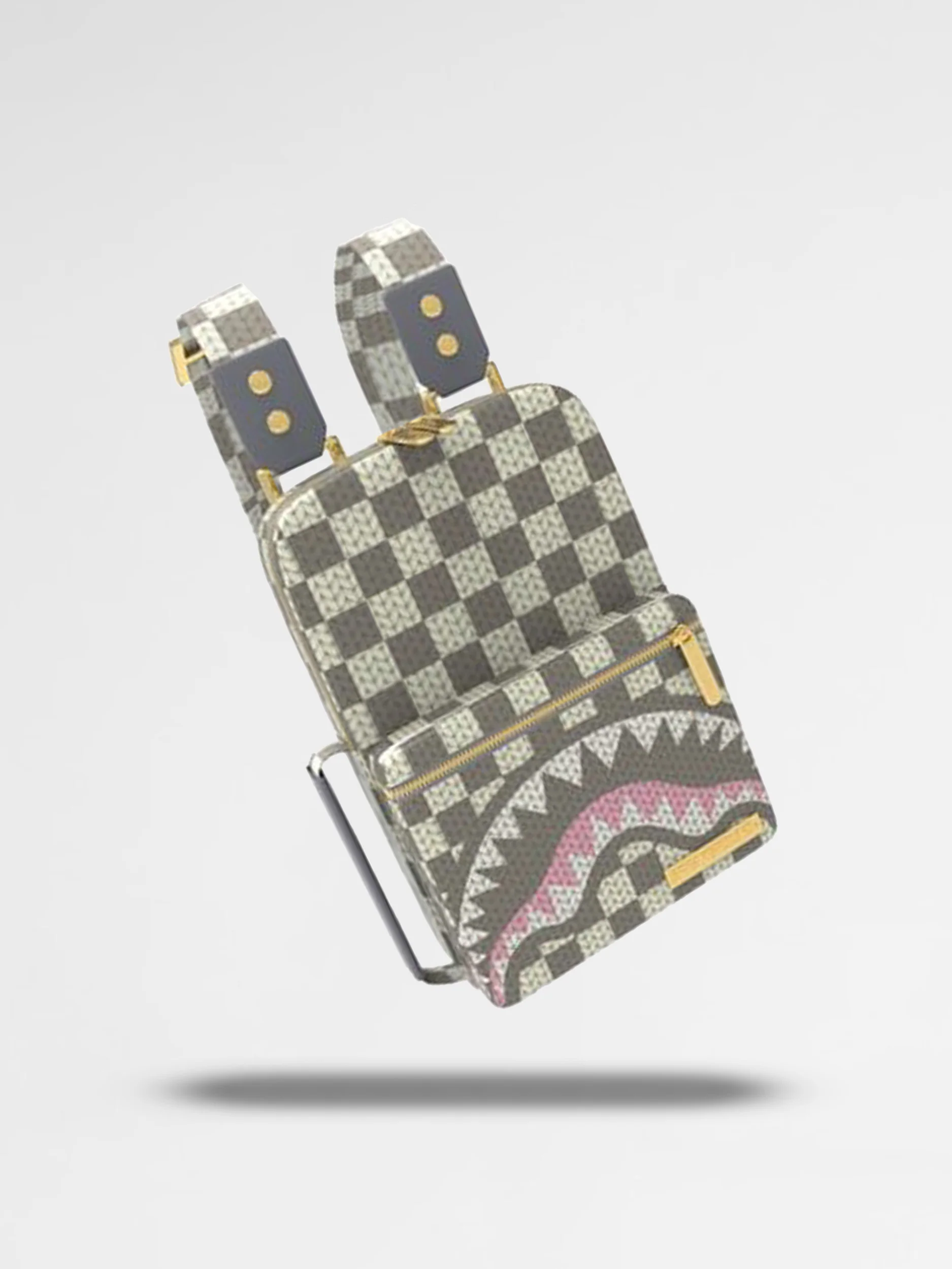 Sprayground KNIT SHARKS IN PARIS IN CREAM OG SLING