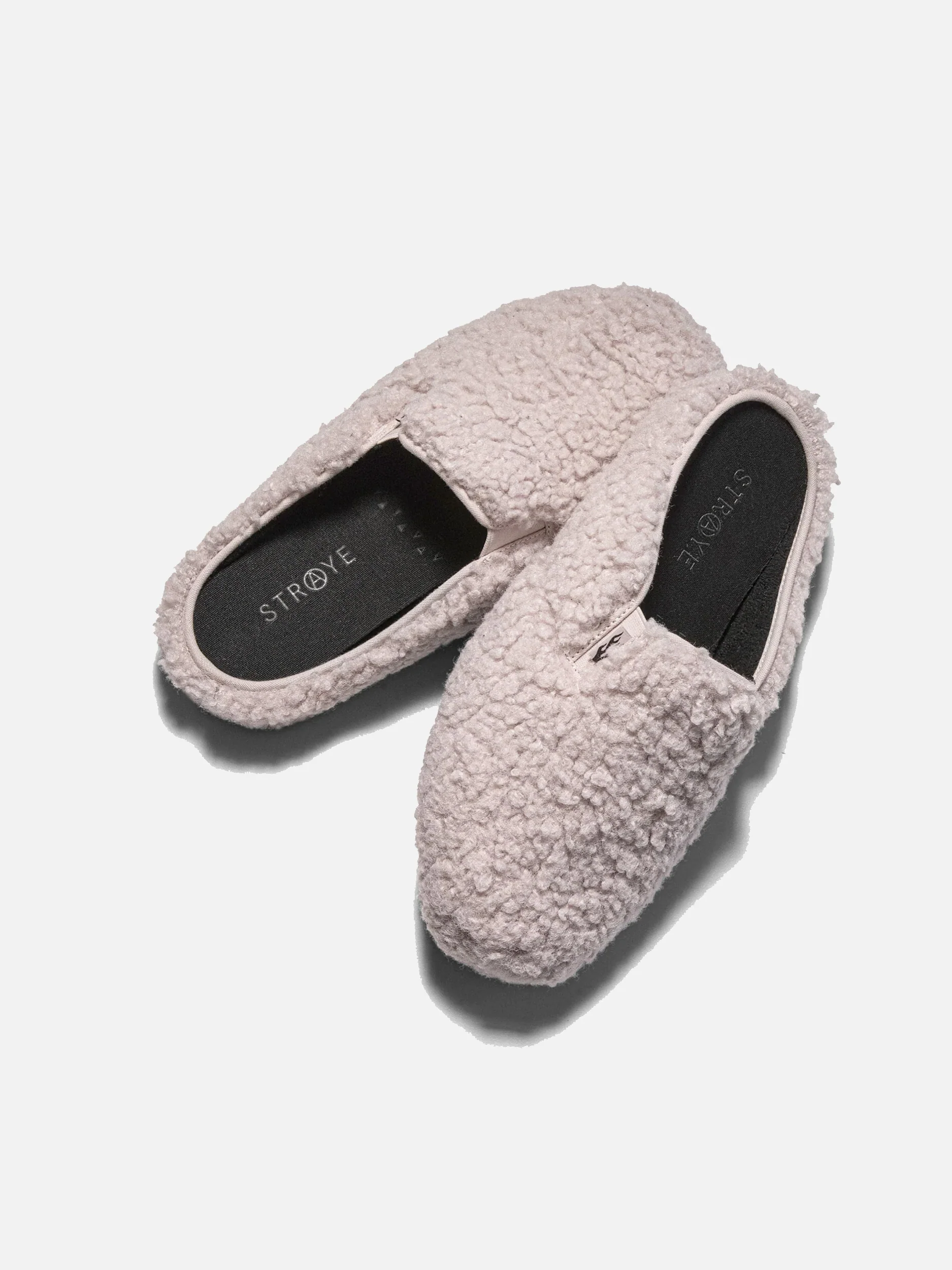 STRAYE Ventura Mule - Furry Dusty Pink - Image 2