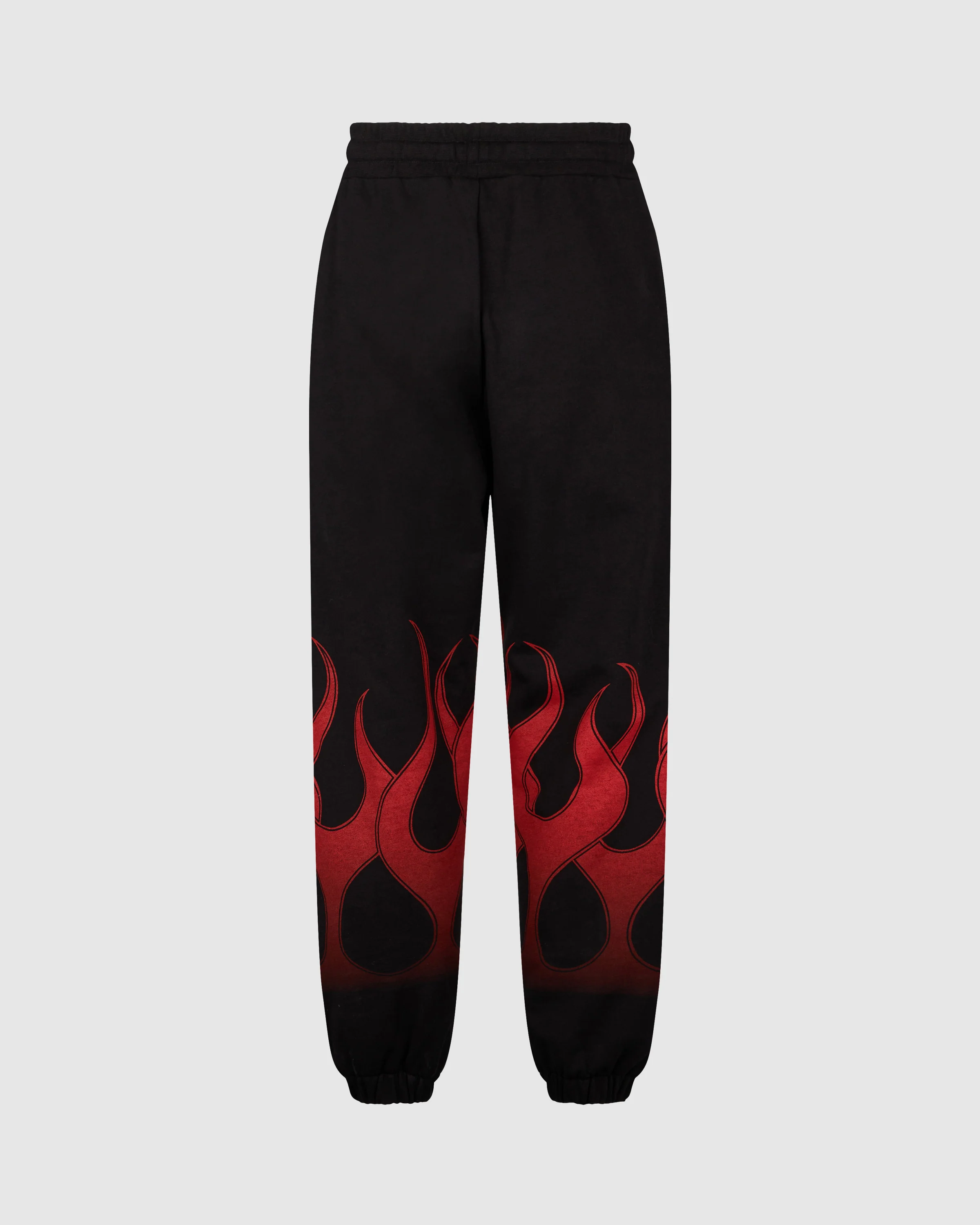 VISION OF SUPER BLACK PANTS WITH RED FLAMES - Image 6