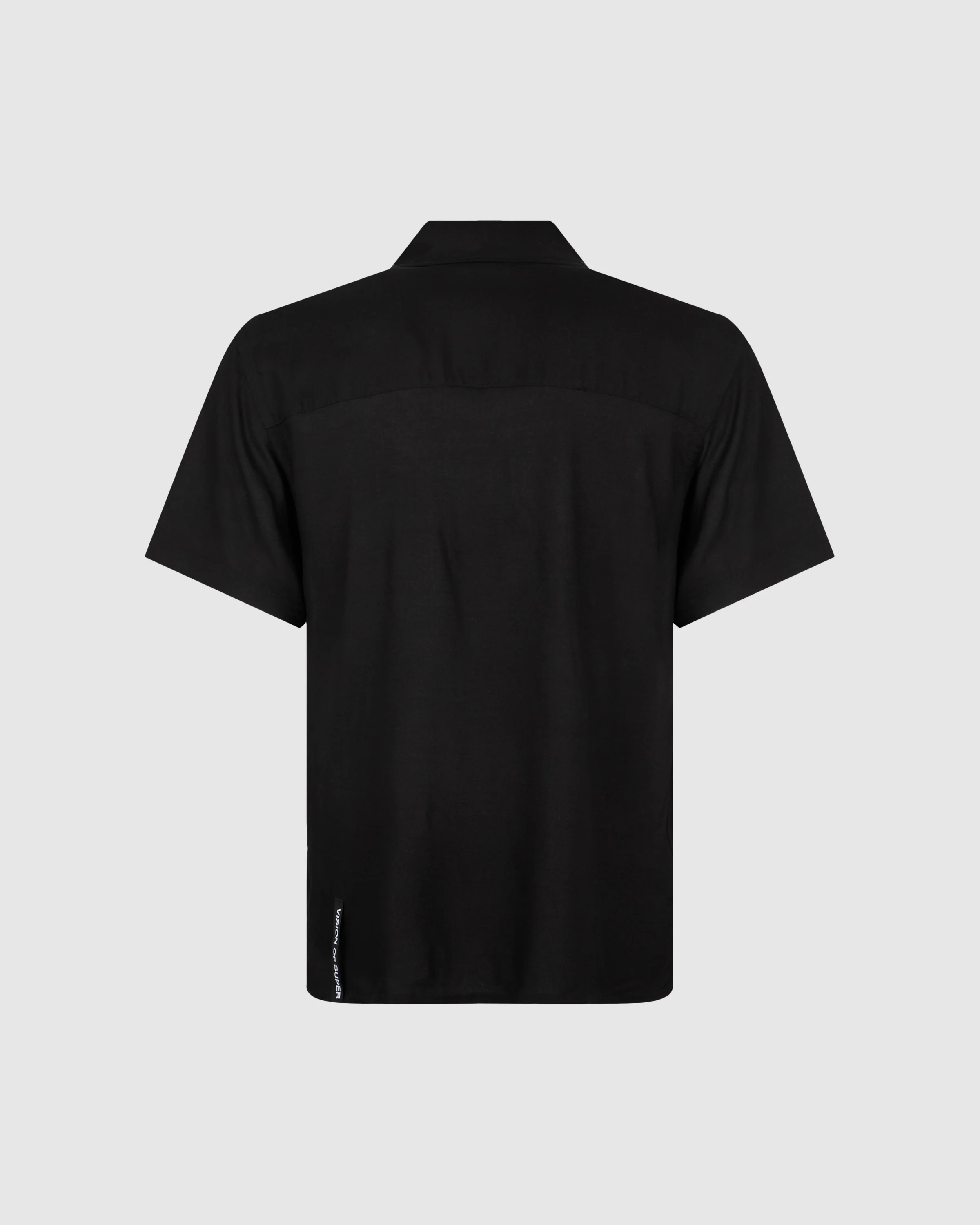 VISION OF SUPER BLACK SHIRT WITH GREY FLAMES - Image 6