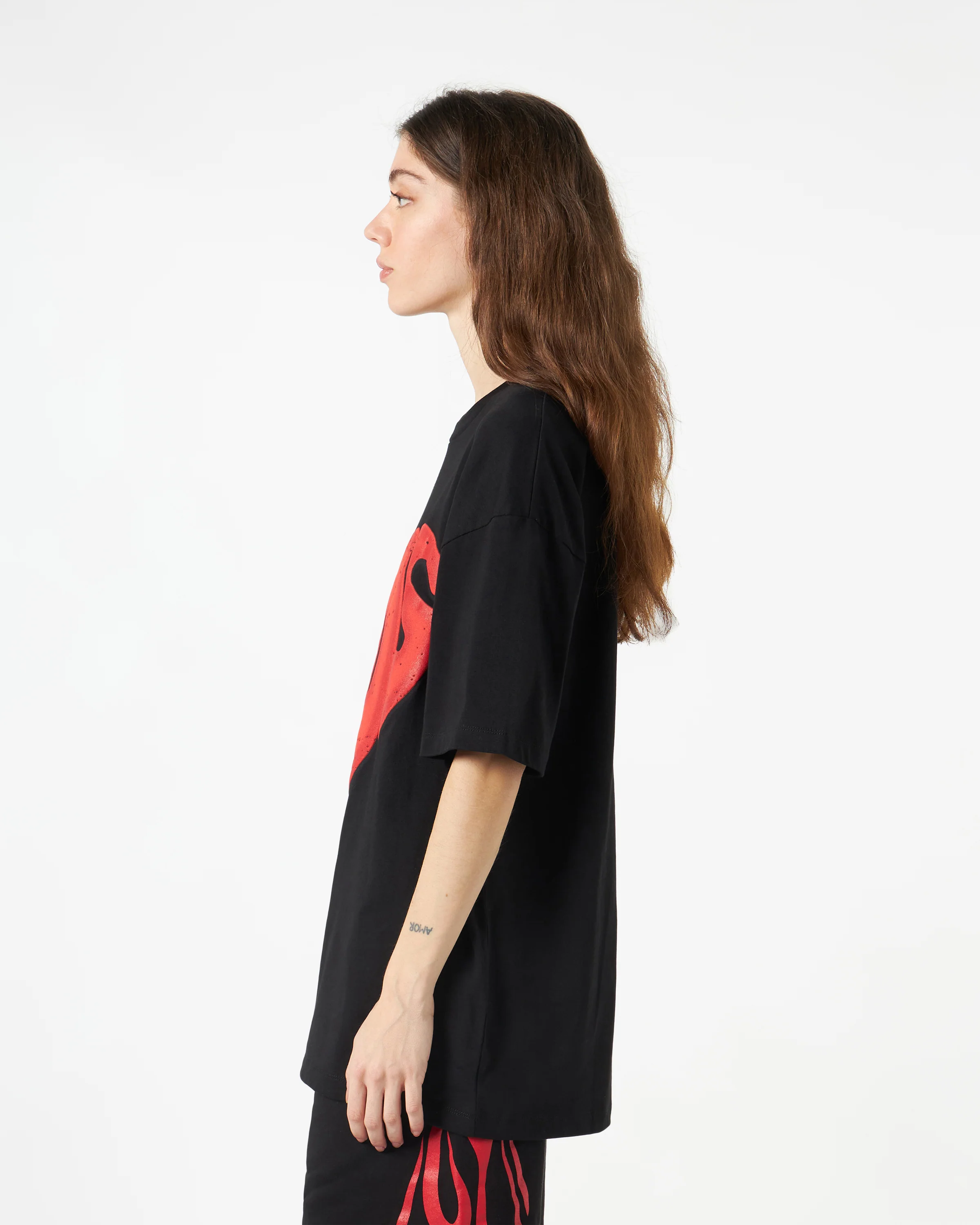 VISION OF SUPER BLACK TSHIRT WITH PUFFY VOS PRINT - Image 8
